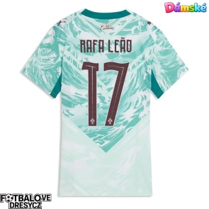 Portugalsko Rafael Leao #17 Dámské Venkovní Dres MS 2026 Krátký Rukáv